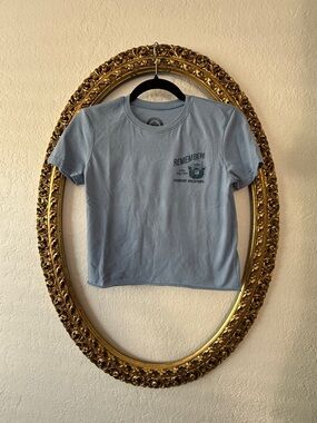 Light Blue Graphic Tee - Smokey the Bear,